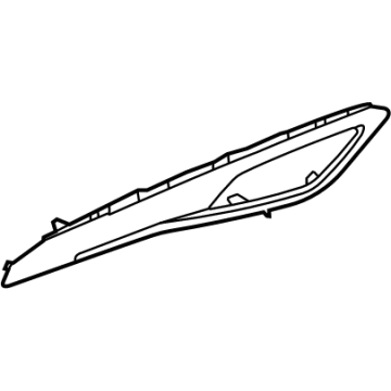 GM 84904563 Applique, Rear Driver Side, Wood