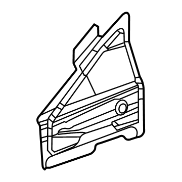 GM 39121323 Water Deflector, Inner Driver Side