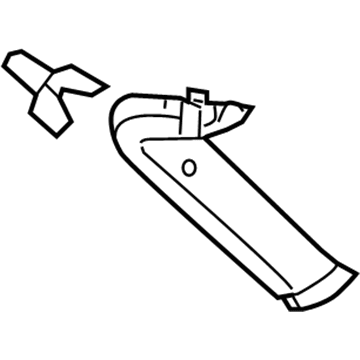 GM 20979345 Side Gate Trim, Driver Side