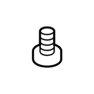 GM 20979347 Lower Gate Trim Retainer Screw, Rear