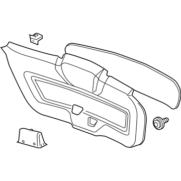 GM 22819346 Lower Gate Trim