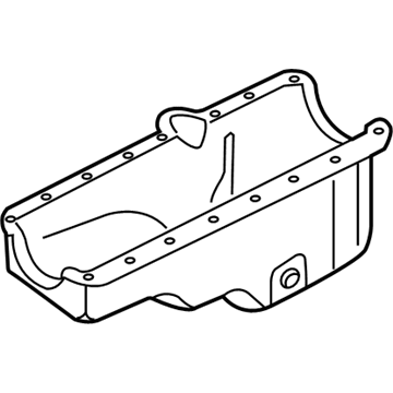 Chevy S10 Blazer Oil Pan - 12554258