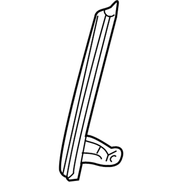 2009 Pontiac Vibe Window Channel - 19204825