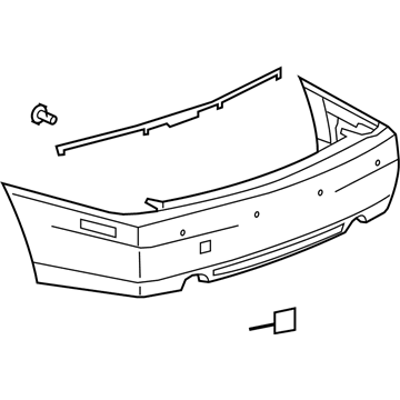 Cadillac STS Bumper - 89025756