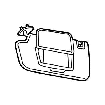 Chevy 84657810 Sunvisor