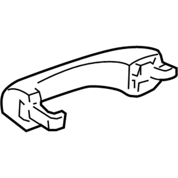 GM 25957909 Handle, Outside, Dark Smoke Gray, Front