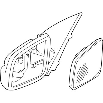 2008 Pontiac G8 Side View Mirrors - 92214581