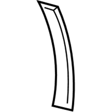 GM 23307973 Wheel Opening Molding, Rear Driver Side