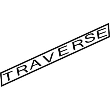 Chevy Traverse Emblem - 23259082