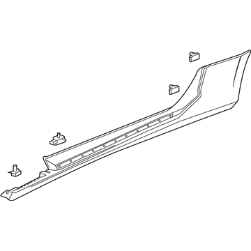 GM 23399025 Rocker Molding, Driver Side