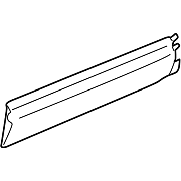 Chevy Trailblazer EXT Door Moldings - 19153617