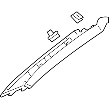GM 23115747 Windshield Pillar Trim, Passenger Side