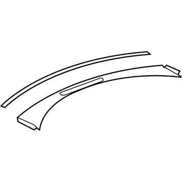 Chevy Traverse Dash Panel Vent Portion Covers - 22784663