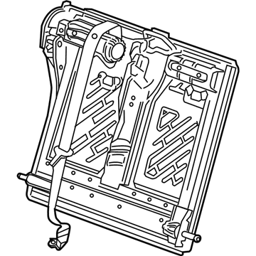 Buick 13353801 Seat Back Panel