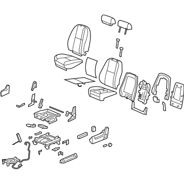 Cadillac 25865127 Seat Assembly