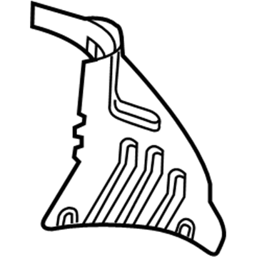 GM 13325589 Rear Panel, Front Inner Driver Side