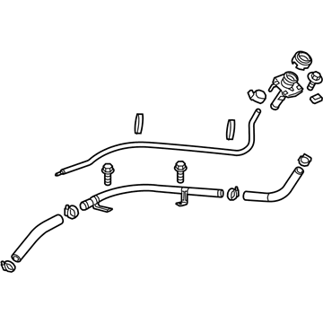 Cadillac Fuel Filler Hose - 84696012