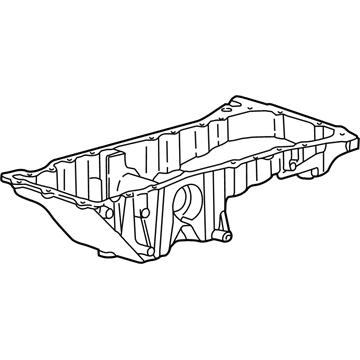 Chevy Trailblazer EXT Oil Pan - 12584321
