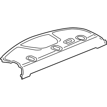 Cadillac 10387195 Package Tray Trim