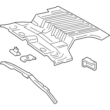 Oldsmobile 12546343 Rear Floor Pan