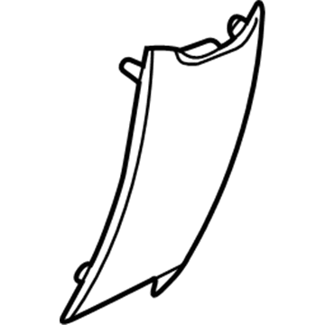 Saturn 15827480 Rear Trim Panel