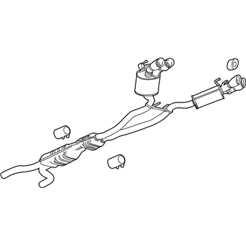 Chevy 19419957 Muffler & Pipe
