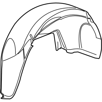 Chevy Traverse Fender Splash Shield - 22816700