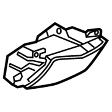 GM 22984773 Rear Compartment, Black