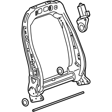 Cadillac 13518923 Seat Back Frame