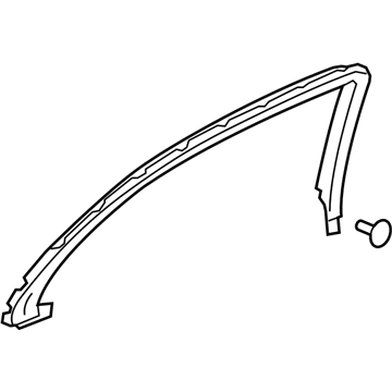 Chevy Malibu Limited Door Moldings - 22807738