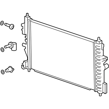 Chevy Cruze Radiator - 39116555