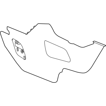 GM 84218842 Extension Panel, Gray, Driver Side