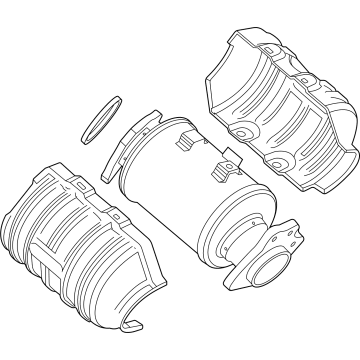 Chevy Corvette Catalytic Converter - 12704809