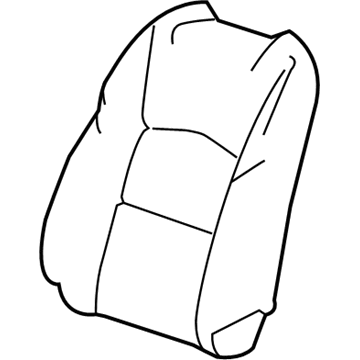 GM 84569451 Seat Back Cover, Front Driver Side