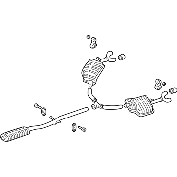 Cadillac Seville Muffler - 25748929