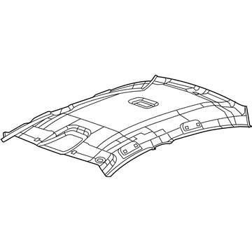 GM 19328956 Headliner, Titanium