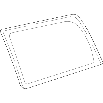 GMC 25810433 Quarter Glass