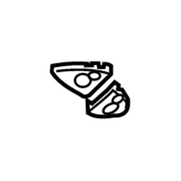 GM 22691357 Reading Lamp Lens, Driver Side