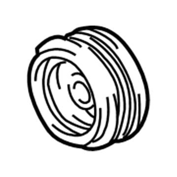 Pontiac Vibe Crankshaft Pulley - 88972521