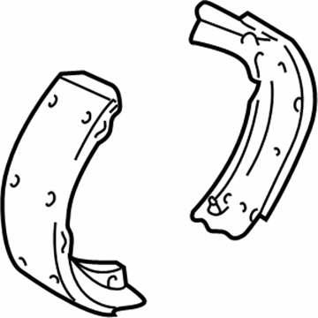 Chevy Parking Brake Shoe - 18030045