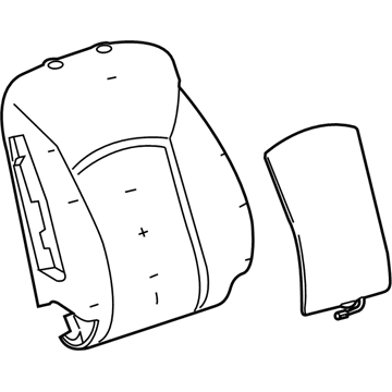 Chevy 95365268 Seat Back Pad