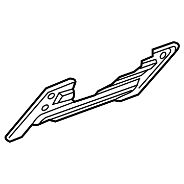 GMC 23387335 Reinforcement Beam Deflector