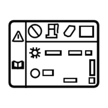 GM 20972749 A/C Label