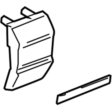 1995 GMC Sonoma Door Moldings - 12543920
