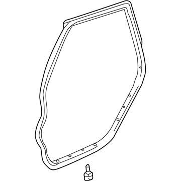 2009 Pontiac Vibe Door Seal - 19184154