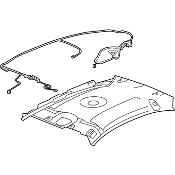 GM 20876958 Headliner, Titanium