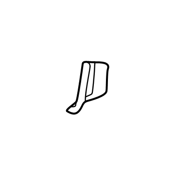 GM 94523252 Closing Plate Reinforcement Plate