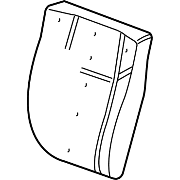 Chevy 15239844 Seat Back Pad