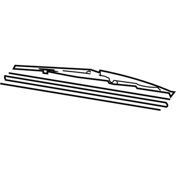 2010 Pontiac Vibe Windshield Wiper - 19184578