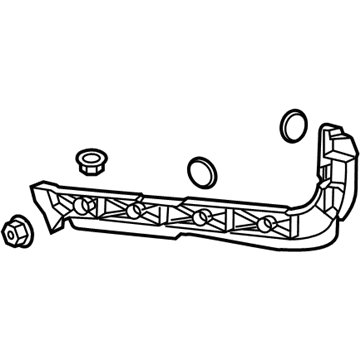 GM 84267636 Side Retainer, Rear Passenger Side